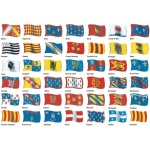 45-drapeaux-de-province-en-maille-polyester matériel pour collectivités